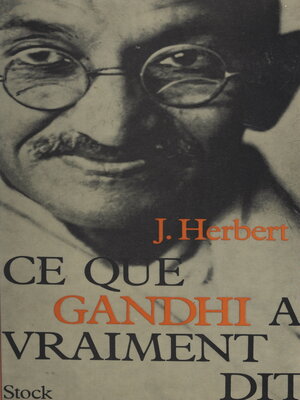 cover image of Ce que Gandhi a vraiment dit